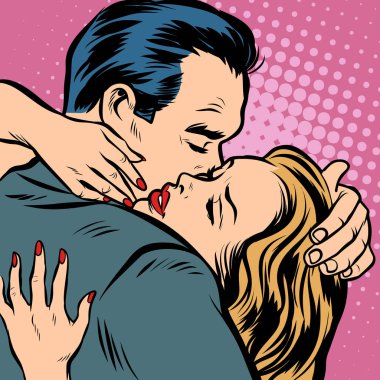 Erkek ve kadın hugs, aşk ve romantizm