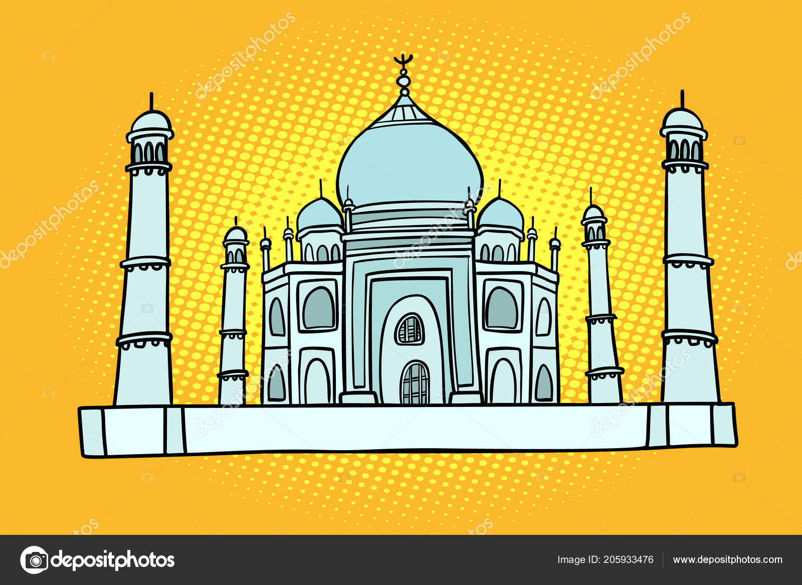 Taj Mahal. India Asia. Travel and tourism Stock Vector Image by ©rogistok #205933476 Taj Mahal. India Asia. Travel and tourism Stock Vector Image by ©rogistok #205933476