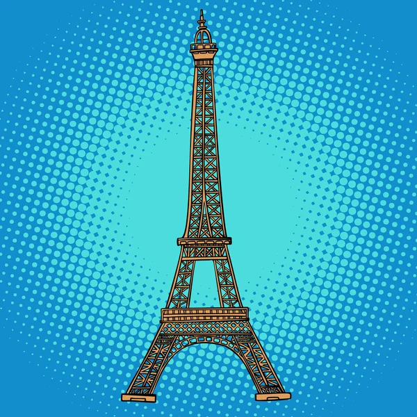 Torre Eiffel. París Francia — Vector de stock