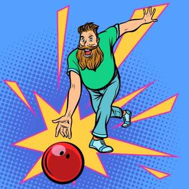 Adam bowling topu atar