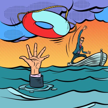 işadamı ve yaşam çizgisi. iş kaydetme. hayat sigortası