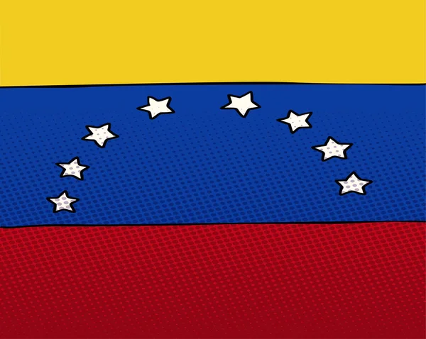 Государственный флаг Венесуэлы — стоковый вектор