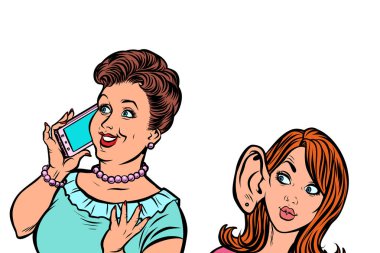 telefon iletişimi kadın dinleme
