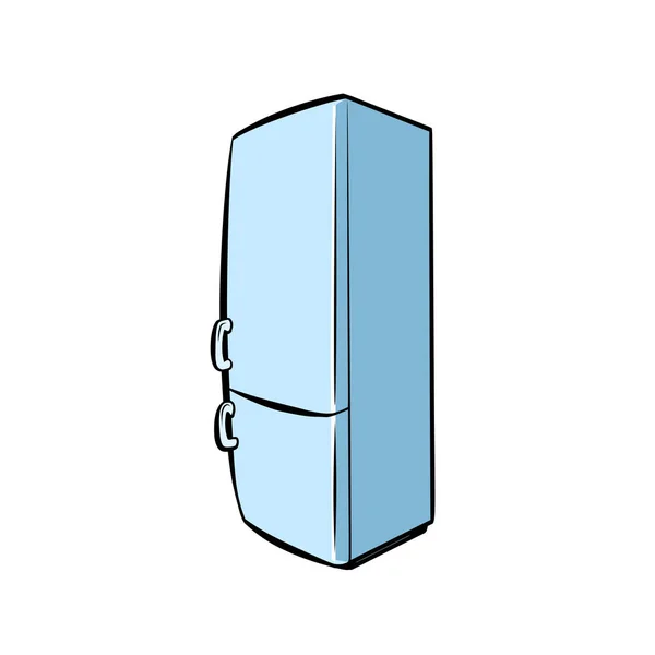 Домашний холодильник, бытовая техника — стоковый вектор