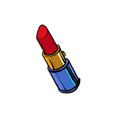 Kırmızı ruj. Güzellik ve kozmetik makyaj