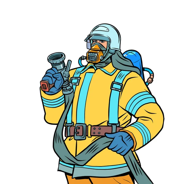 İtfaiyeci, itfaiyeci, profesyonel erkek.