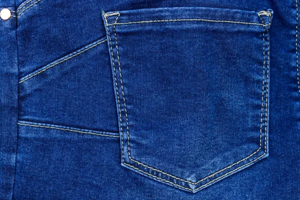 Blue jeans texture — Stock Photo, Image