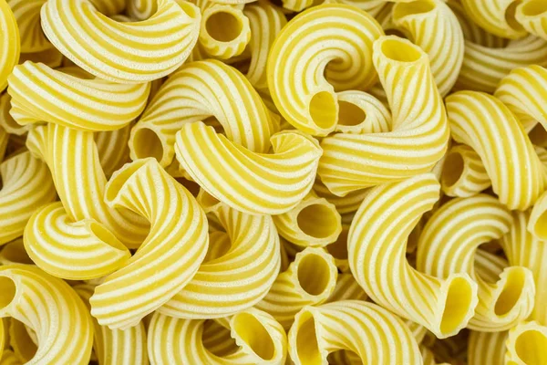 Torra Italienska Cavatappi Pasta Konsistens Bakgrund Närbild — Stockfoto