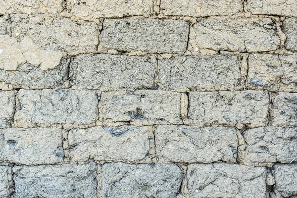 texture of bricks made of clay and straw