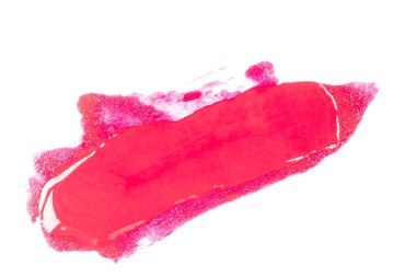 Beyaz arkaplanda izole edilmiş tırnak cilası