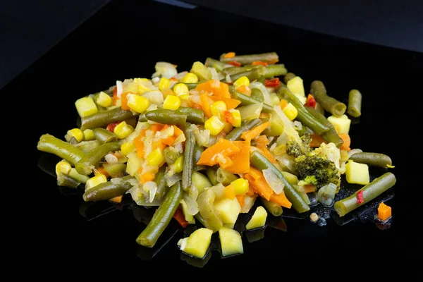 Stufato di verdure su un piatto — Foto Stock