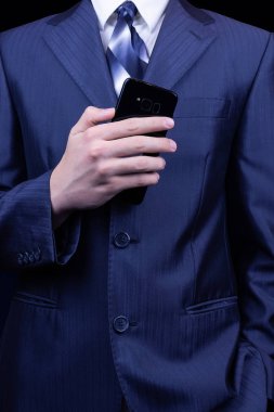 Akıllı telefon eli.