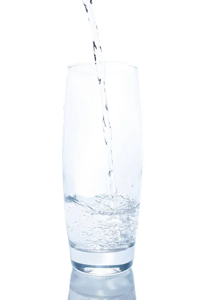 Water on white background — Stock Photo, Image