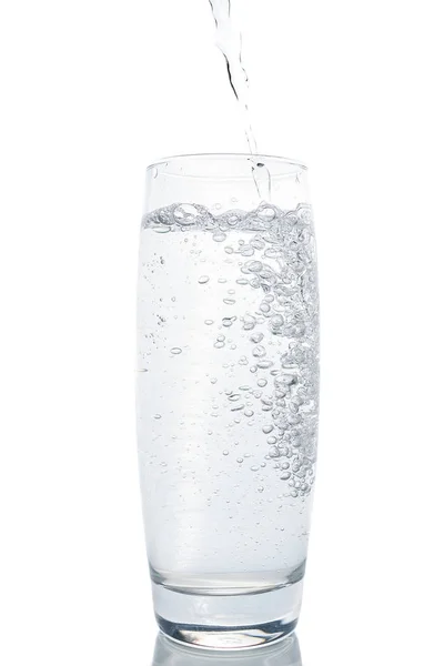 Water on white background — Stock Photo, Image