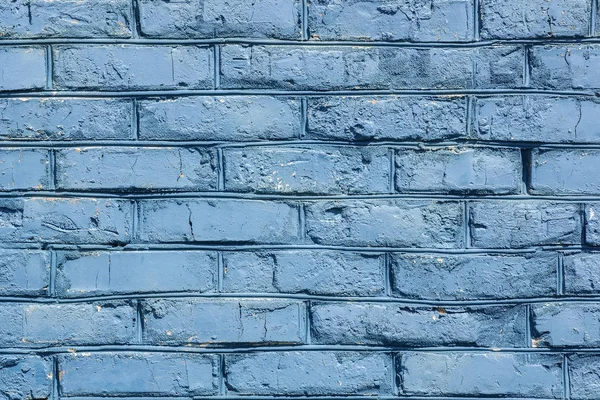 Blue brick wall texture — Stock Photo, Image