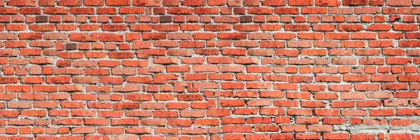 Ściana Czerwonej Cegły Tła Lub Tekstury — Zdjęcie stockowe
