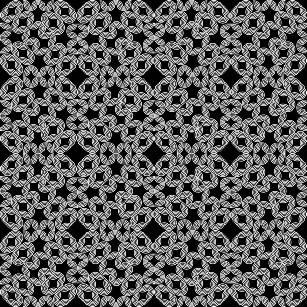 Modèle géométrique vectoriel. motif linéaire tressé. — Image vectorielle