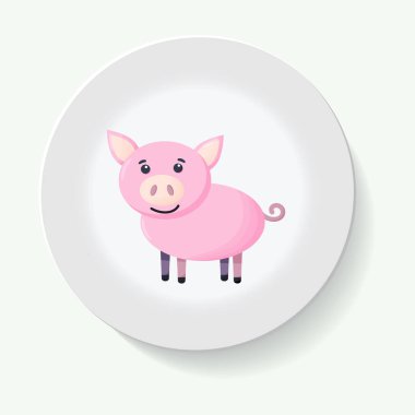 İç tasarım için dekoratif plakalar. Boş tabak, porselen tabak, tasarım..