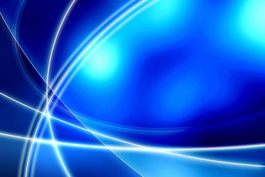 Satırları ışık parlayan ile mavi düz arka plan