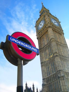 Londra sembolleri: Ben kulenin saat ve yeraltı işareti