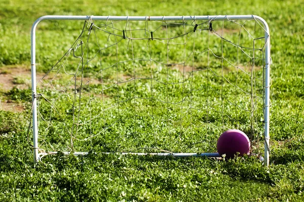 Ball Fußball Fußball Mini Tornetz — Stockfoto