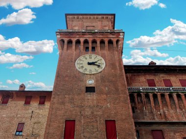 Ferrara Itay Ortaçağ Estense kalede