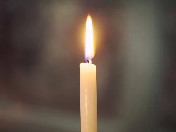 Single lit Candle light