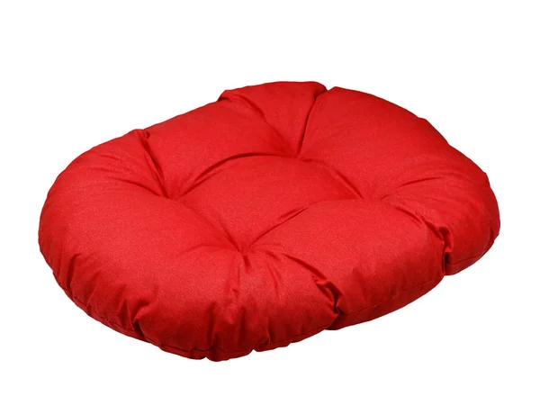 Bantal Red Pet Terisolasi Pada Putih — Stok Foto