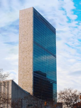 New York City, Amerika Birleşik Devletleri - 2018 - Birleşmiş Milletler Genel Merkezi, New York City Onu binada olabilir