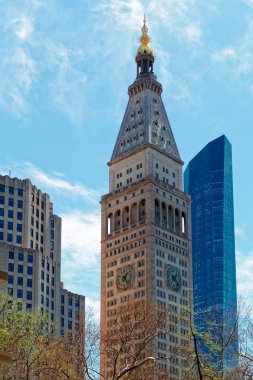 Manhattan New York City Amerika Birleşik Devletleri ya da Amerika'da met hayat kule Skyscaper