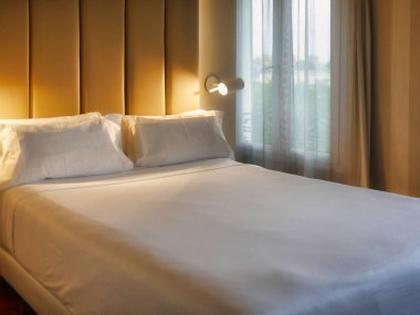 lüks ve konforlu yatak odası iç