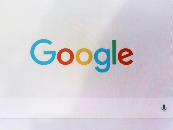 Milan Italia Oktober 2019 Google Layar Google Adalah Mesin Pencari — Stok Foto