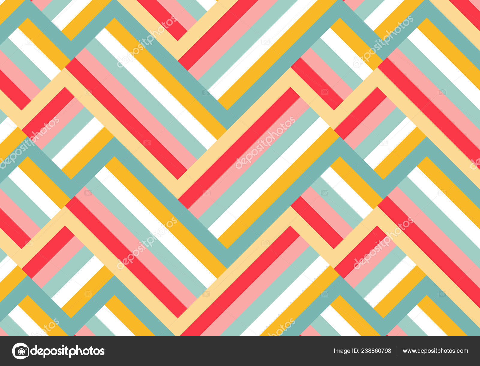 Abstract geometric background of color blocks Vector Image