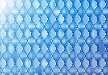 Abstract Blue Background with Gloss and Sleek Scale. Vector Tile Pattern. clipart