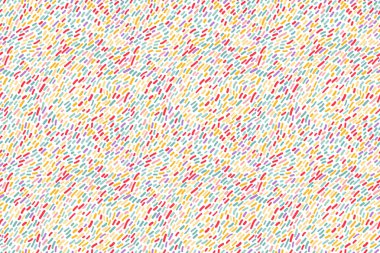 Konfeti ile Renkli Dikişsiz Desen. Vektör Dekoratif Karnaval Arka Plan. Komik Tatil Dokulu Bg