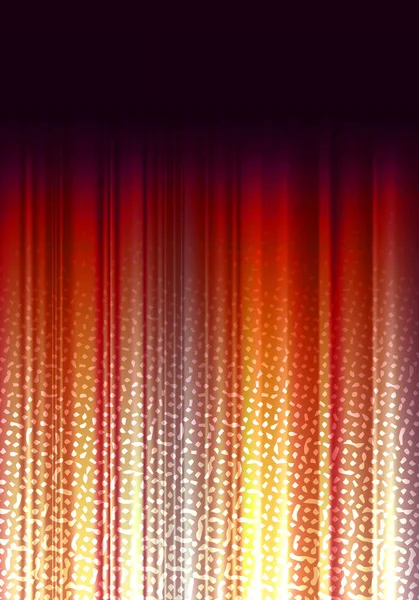 Абстрактный вертикальный фон с шикарными подкладками. Векторное динамическое знамя с красными, жёлтыми и белыми полосами — стоковый вектор