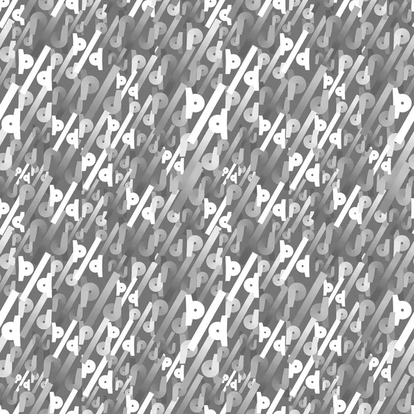 Patrón sin costura gris abstracto. VectorFondo de gradiente monocromático . — Vector de stock
