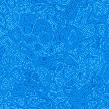 Soyut Azure Su Yüzeyi Dikişsiz Desen. Mavi Deniz Dalgası. Dalgalar ile Minimalist Arka Plan