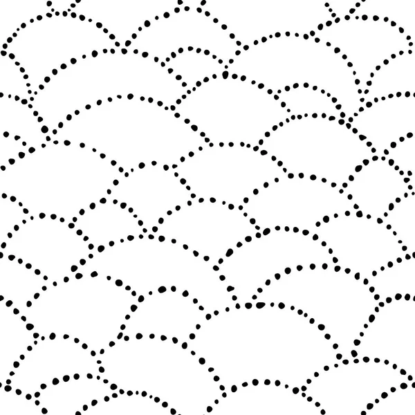 Μινιμαλιστικό χωρίς ραφές μοτίβο με διακεκομμένα κύματα. Αφηρημένο διάνυσμα απεικόνιση του θαλάσσιου νερού — Διανυσματικό Αρχείο