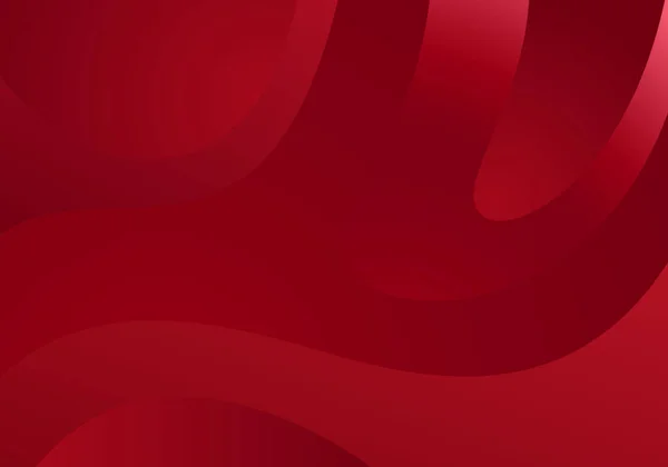 Sfondo minimalista rosso con onde. Modello di rubino vettoriale — Vettoriale Stock