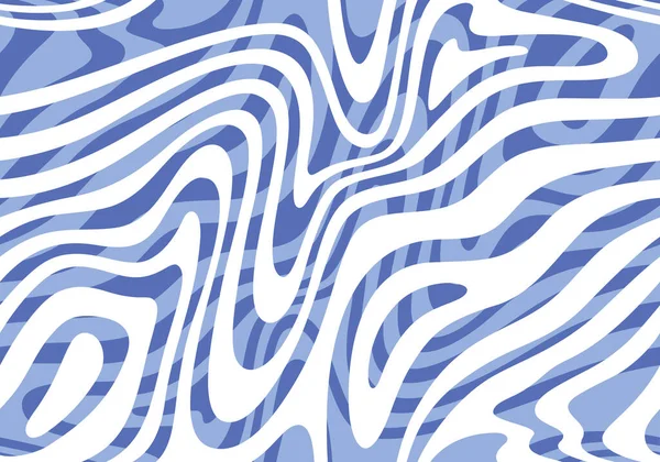 Abstract Achtergrond met Stroom van Watergolven. Vector blauw naadloos patroon. Illustratie van Oceaan, Aquarium, Zee, Rivier, Meer of Zwembad Helder Water. — Stockvector