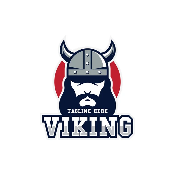 Viking warrior logo design template