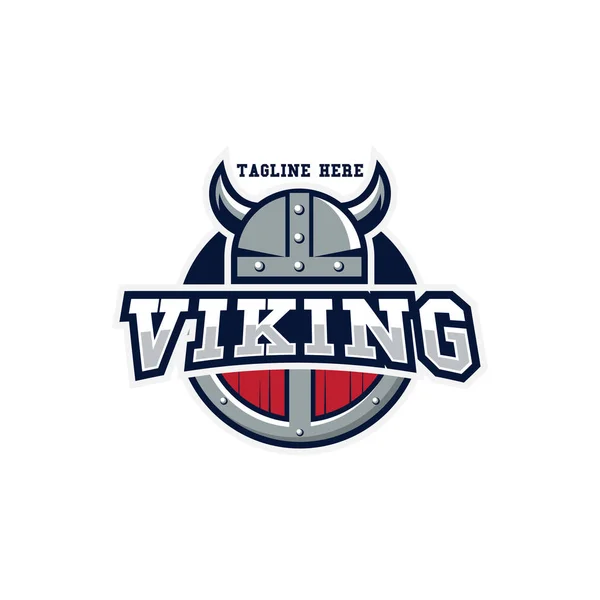 Modelo Design Logotipo Guerreiro Viking — Fotografia de Stock