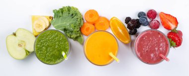 Taze smoothies yaratıcı düzeni