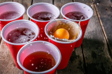 Kolej parti spor - bira pong tablo ayarlama