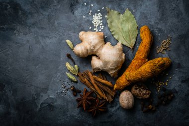 Geleneksel Hint baharat yelpazesi