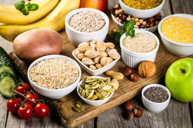 Seçimi iyi karbonhidrat kaynakları. Sağlıklı vegan Diyet