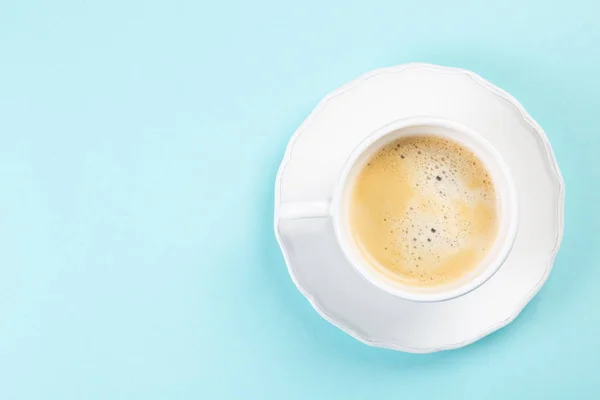 God morgon koncept - kaffe, blommor, anteckningsbok — Stockfoto