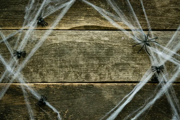 Cadılar Bayramı arka plan - ahşap masada web