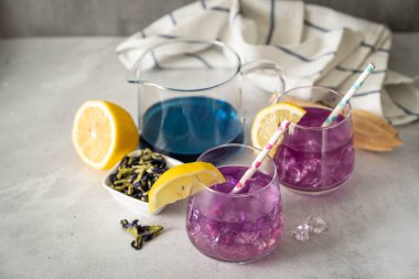 Galaksinin rengi değişen bezelye limonatası